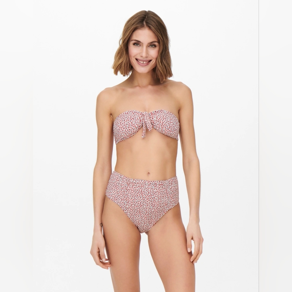 ONLELLA BANDEAU Bikini top and bottom